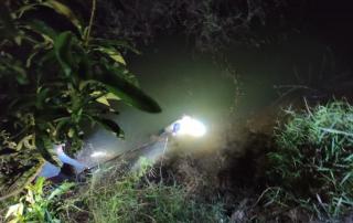 Polsek Gedung Aji Identifikasi Penemuan Korban Meninggal di Kanal Sudetan                                